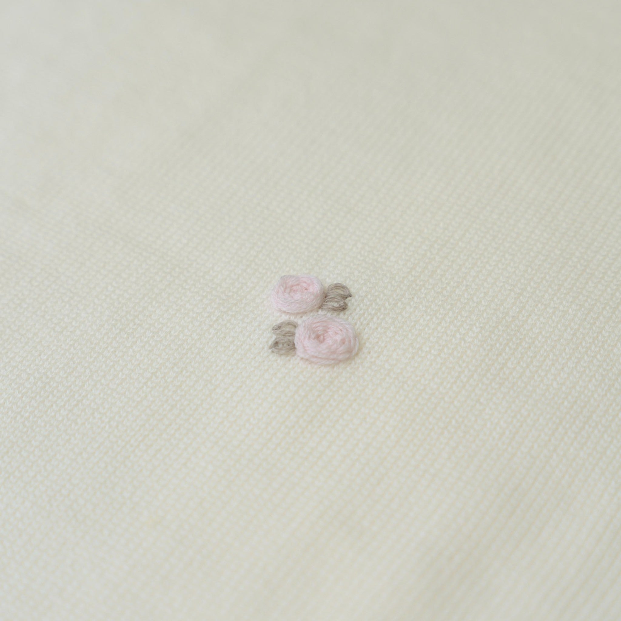 100% Virgin Wool Baby Blanket, Vanilla Pink IN1080/R