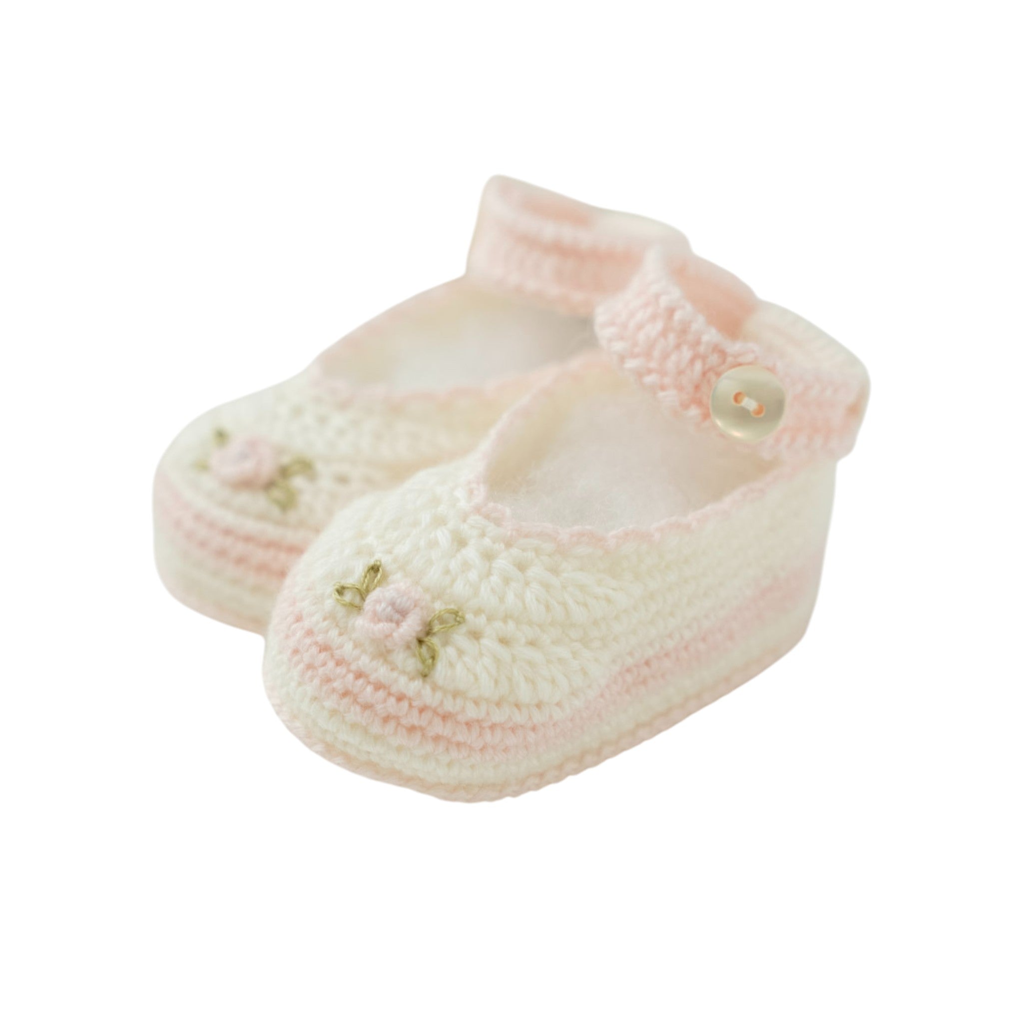 Baby Birth Set, Pure Wool, Rococo Flower Embroidery, CLAUDIA - Piccola Giuggiola CLAUDIA/CN