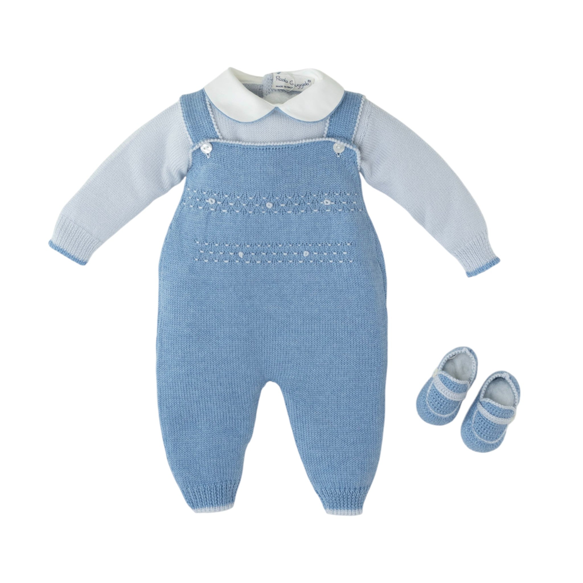 Overall Set, Knit, Embroidered, Steam-Pressed, RICCARDO - Little Jujube RICCARDO/TU