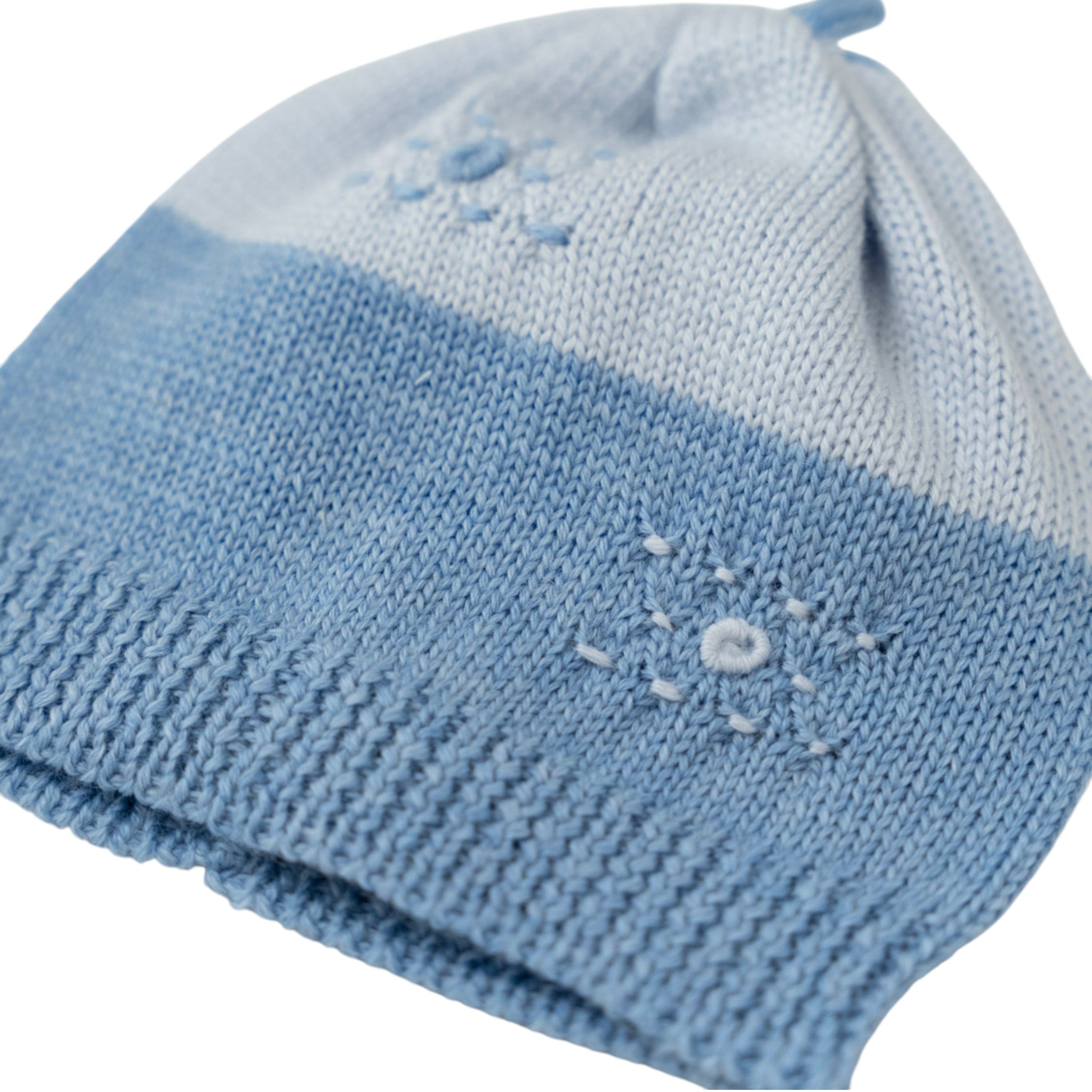 Baby Hat, Wool, Steam Stitch Embroidery, RICCARDO - Piccola Giuggiola RICCARDO-CU