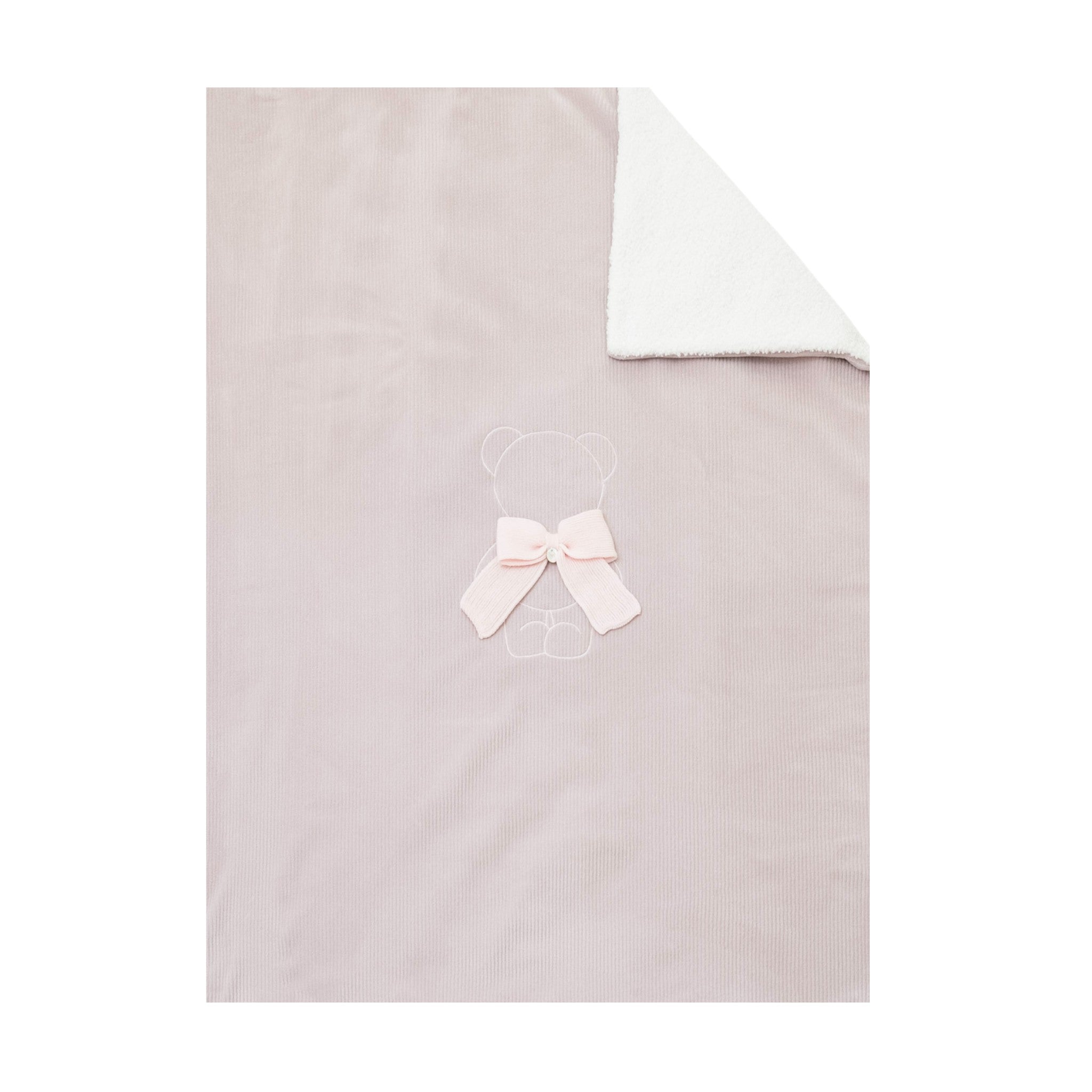 100% Cotton Pink Baby Blanket with Filling IN5981/R