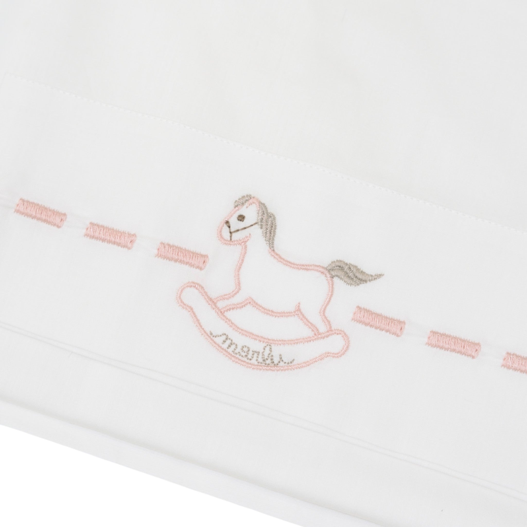 100% Cotton Baby Girl Fitted Sheet Set, 3 Pieces, Vanilla Marsala IN68LE/R