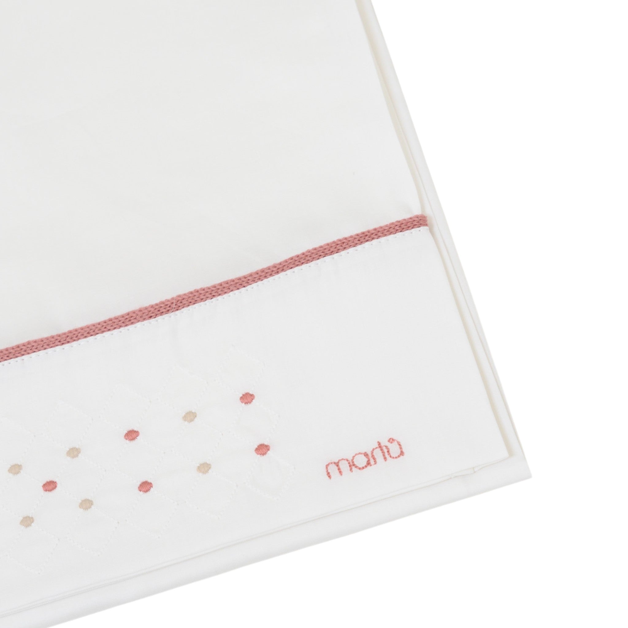 100% Cotton Baby Girl Fitted Sheet Set, 3 Pieces, Vanilla IN71LE/R