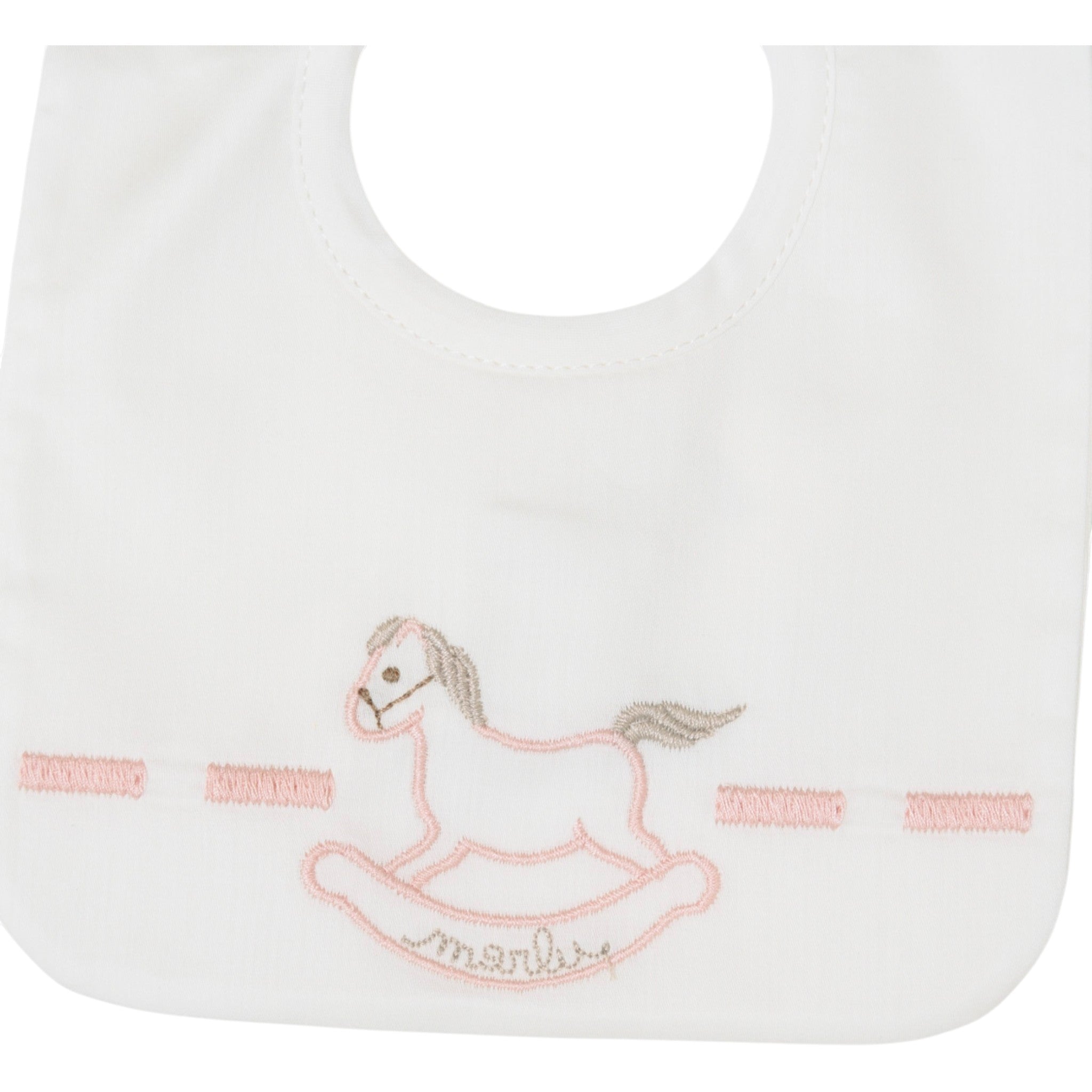 100% Cotton Baby Bib, Vanilla Color, IN68BAV/R