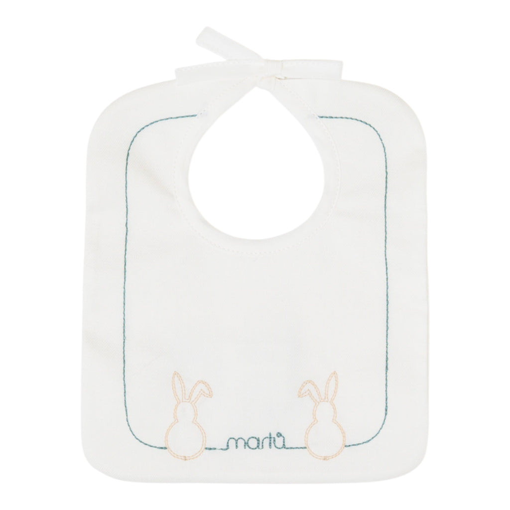 100% Cotton Baby Bib, Vanilla IN66BAV