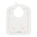 100% Cotton Baby Bib, Vanilla IN66BAV