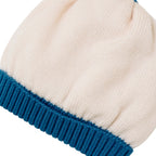 Cuffia Neonato Lana Vergine 100% Natural Zaffiro IN7171BT/Z