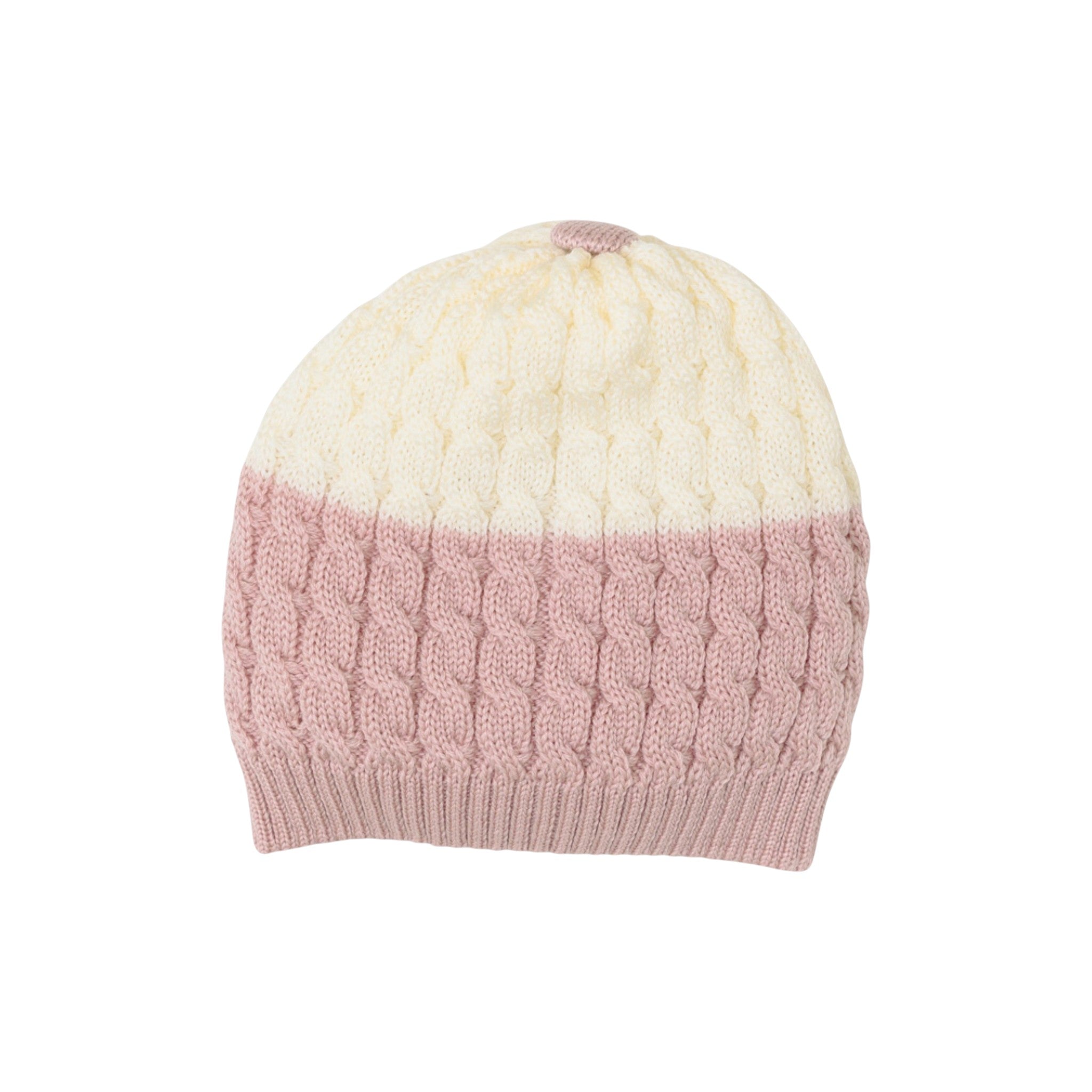 100% Virgin Wool Baby Hat, Pink IN6871BT/R