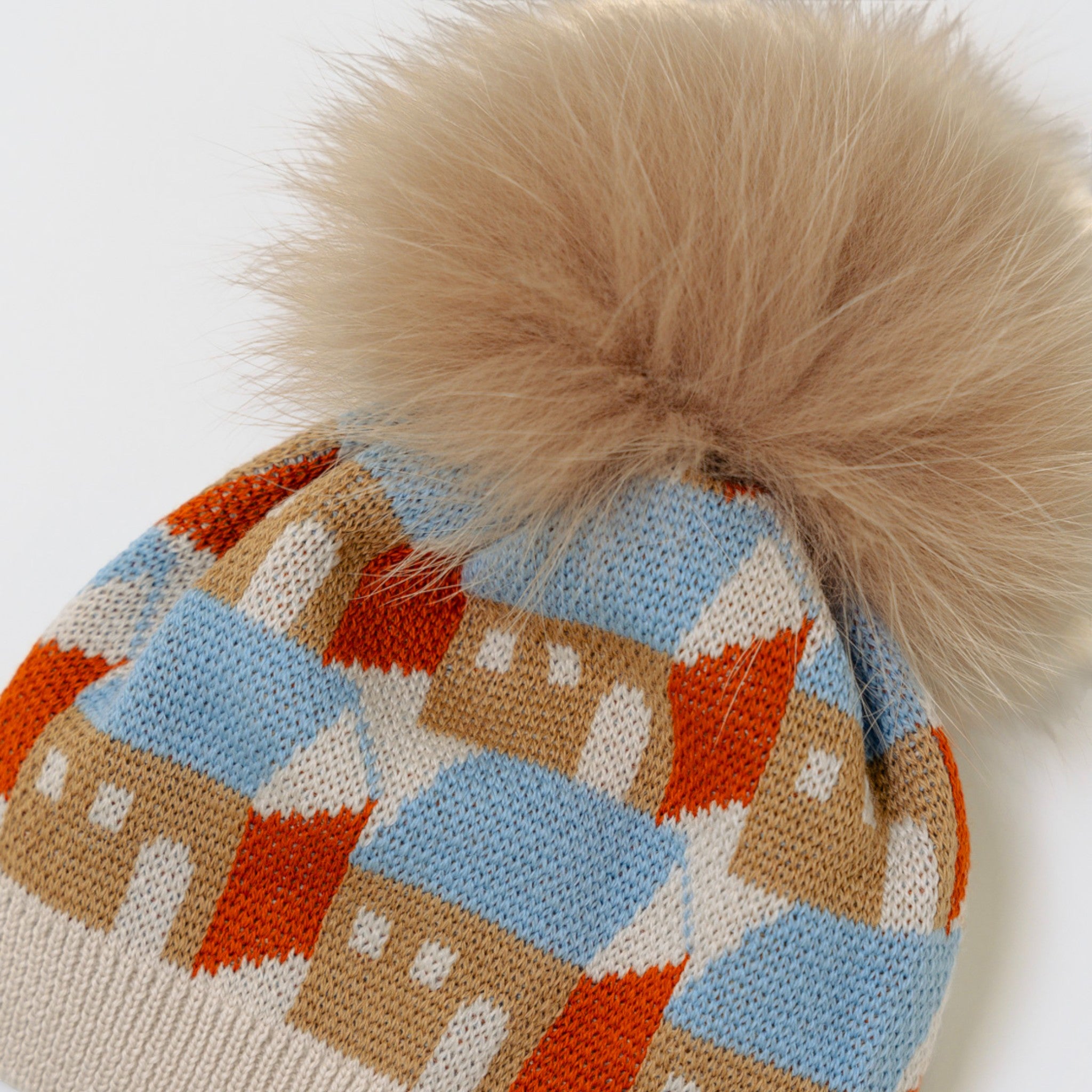 Baby Hat, 100% Virgin Wool, Sky Dust Tortora Color, IN5171/C