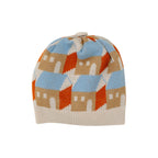 Cuffia Neonato Lana Vergine 100% Tortora Cielo Polvere IN5171BT/C