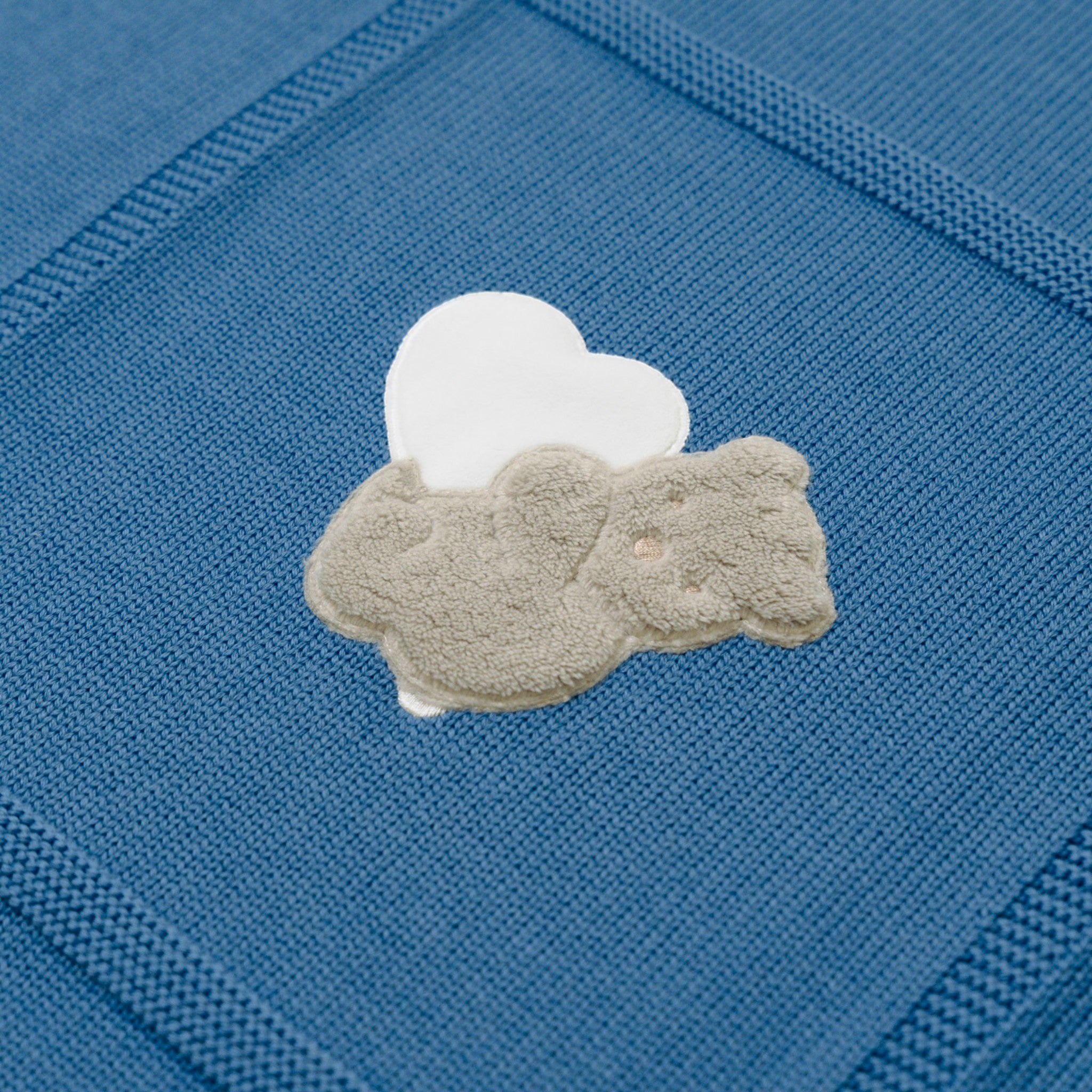 Teddy Love Baby Blanket, Blue, TEDDY LOVE 133/I
