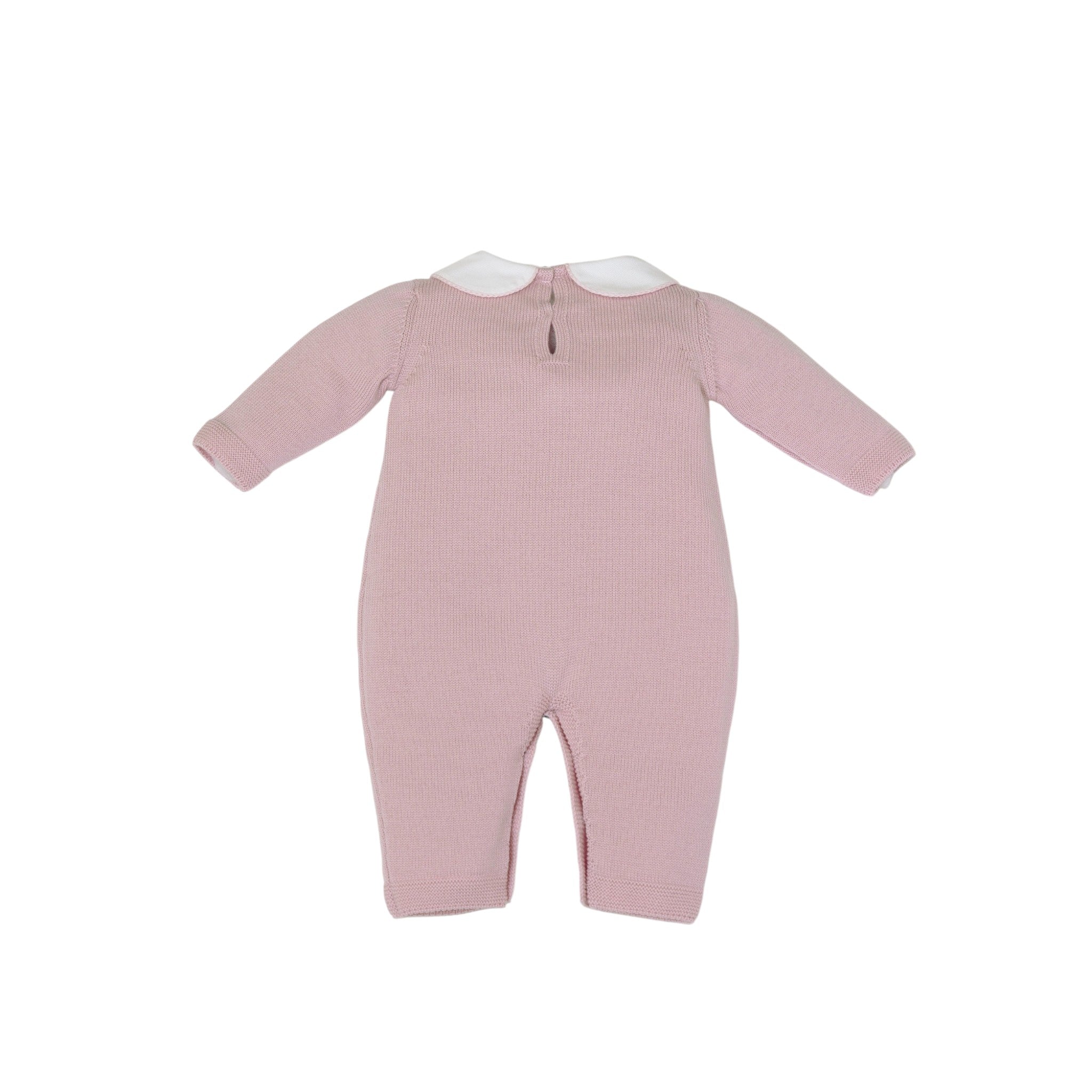 Baby Lord 345 Pure Wool Romantic Bow Romper