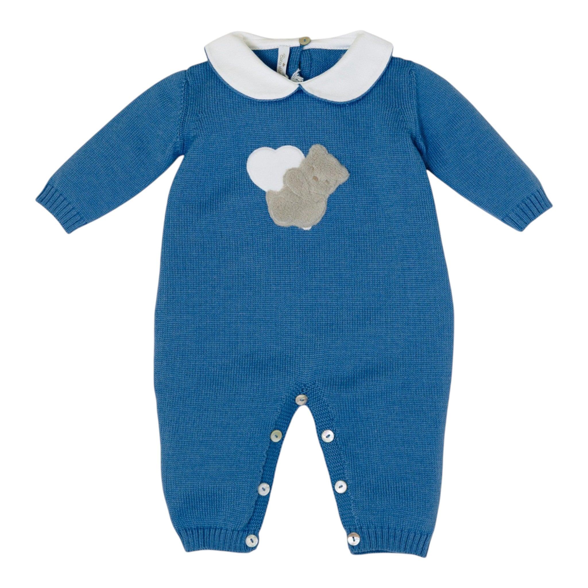 Teddy Love Baby Romper BLU TEDDY LOVE 334/I