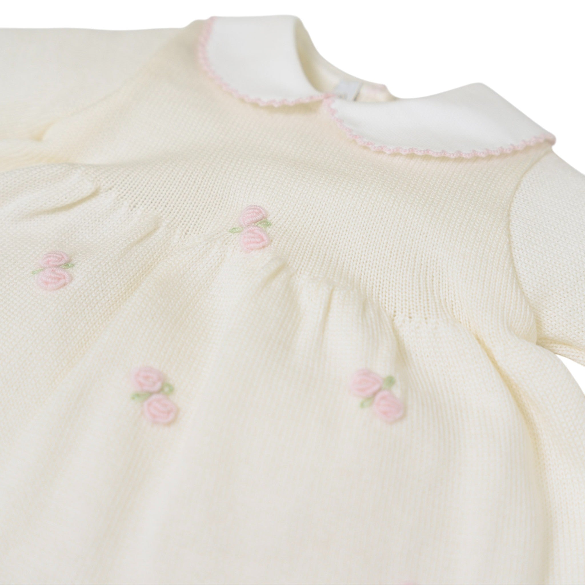 Roselline Newborn Baby Girl Outfit, Cream, ROSSELLINE/432