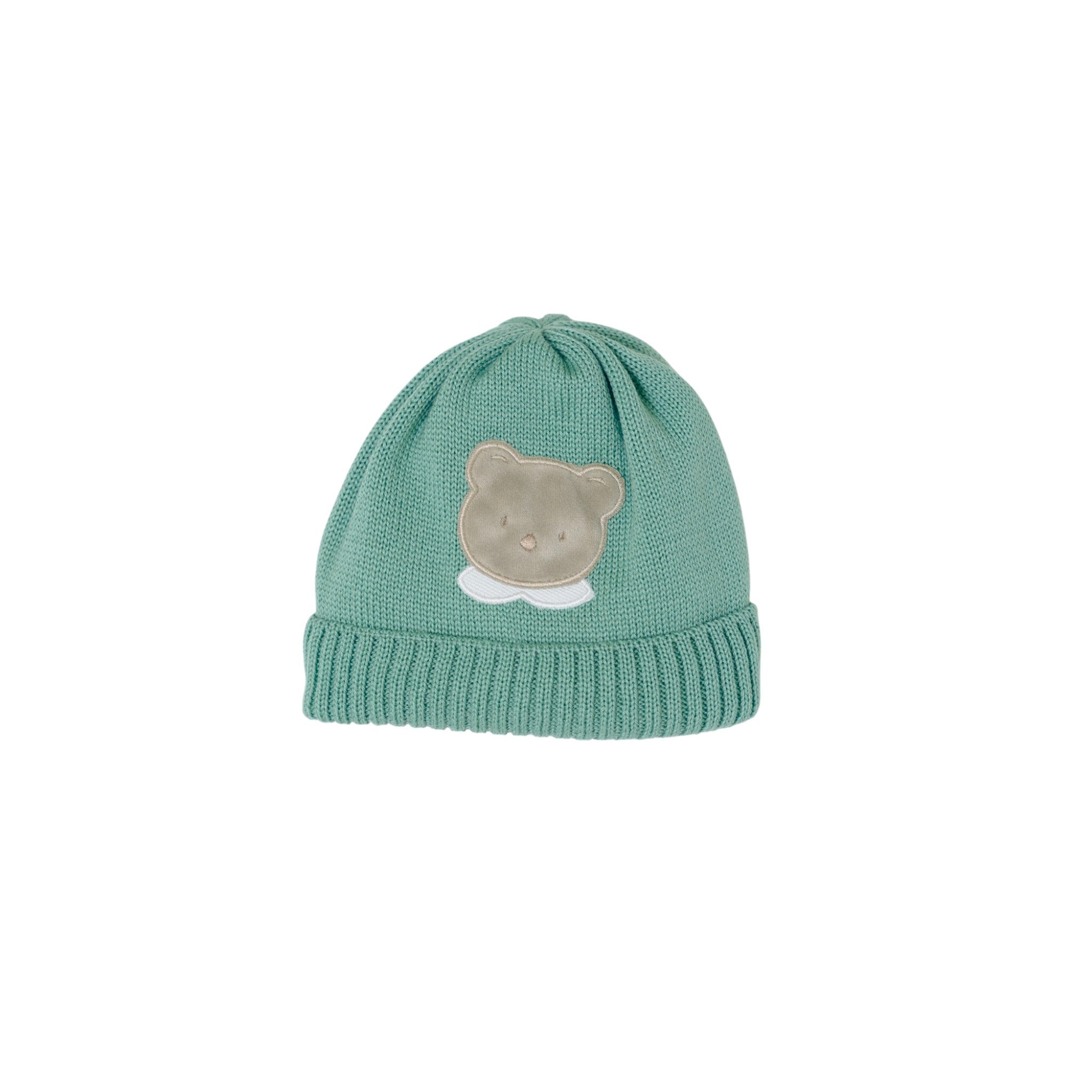 Green Pure Wool Hat BABY LORD TEDDY BEAR/606-V
