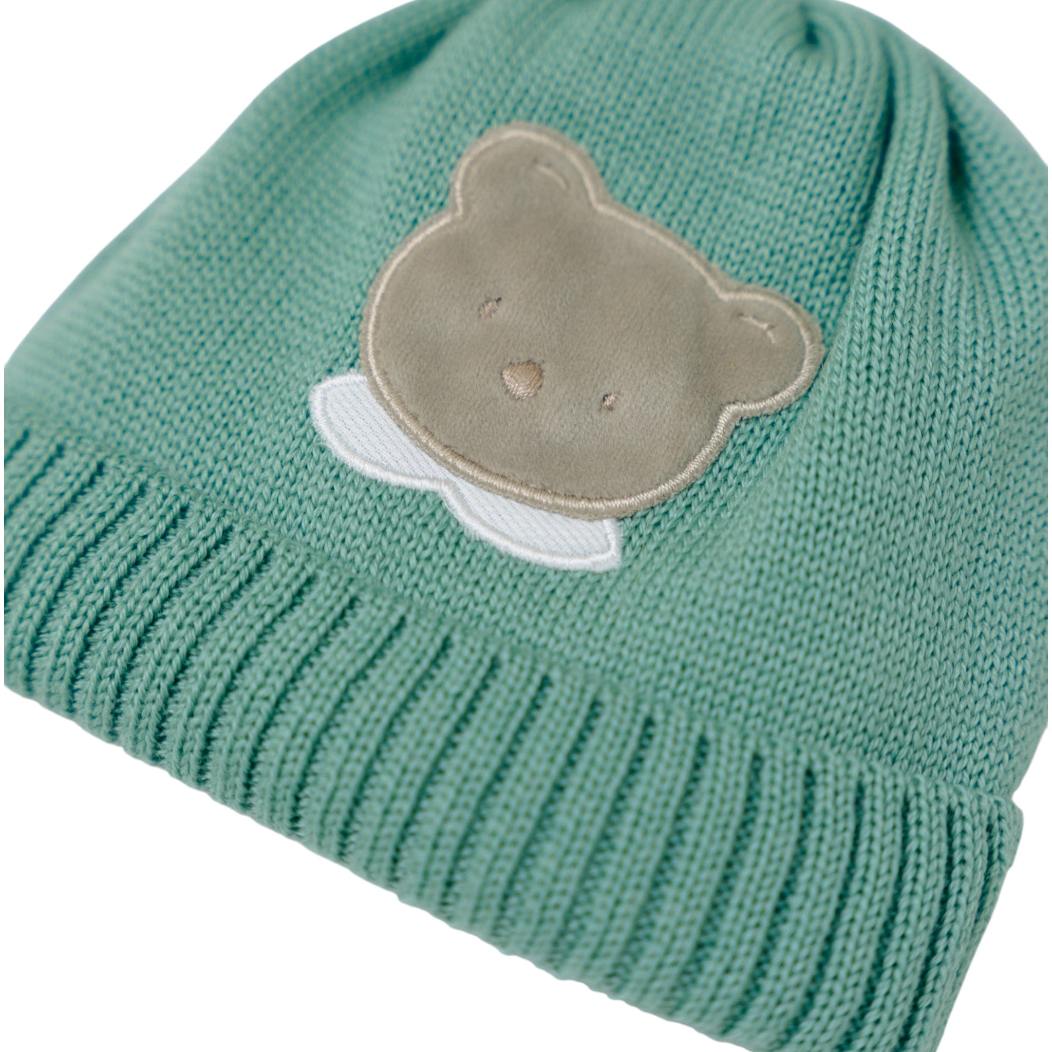 Green Pure Wool Hat BABY LORD TEDDY BEAR/606-V