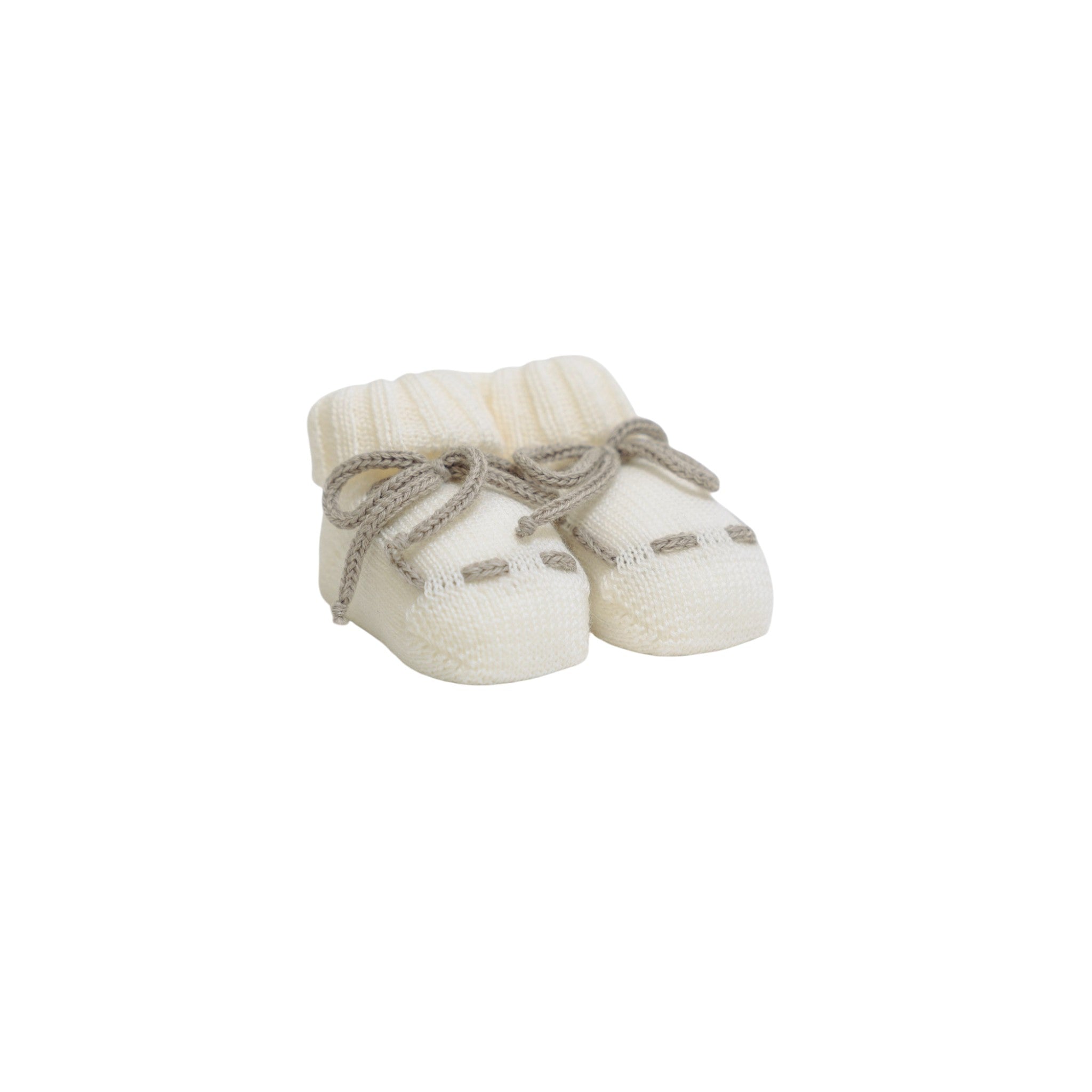 Teddy Bear Baby Slippers, Cream, TEDDY BEAR/721