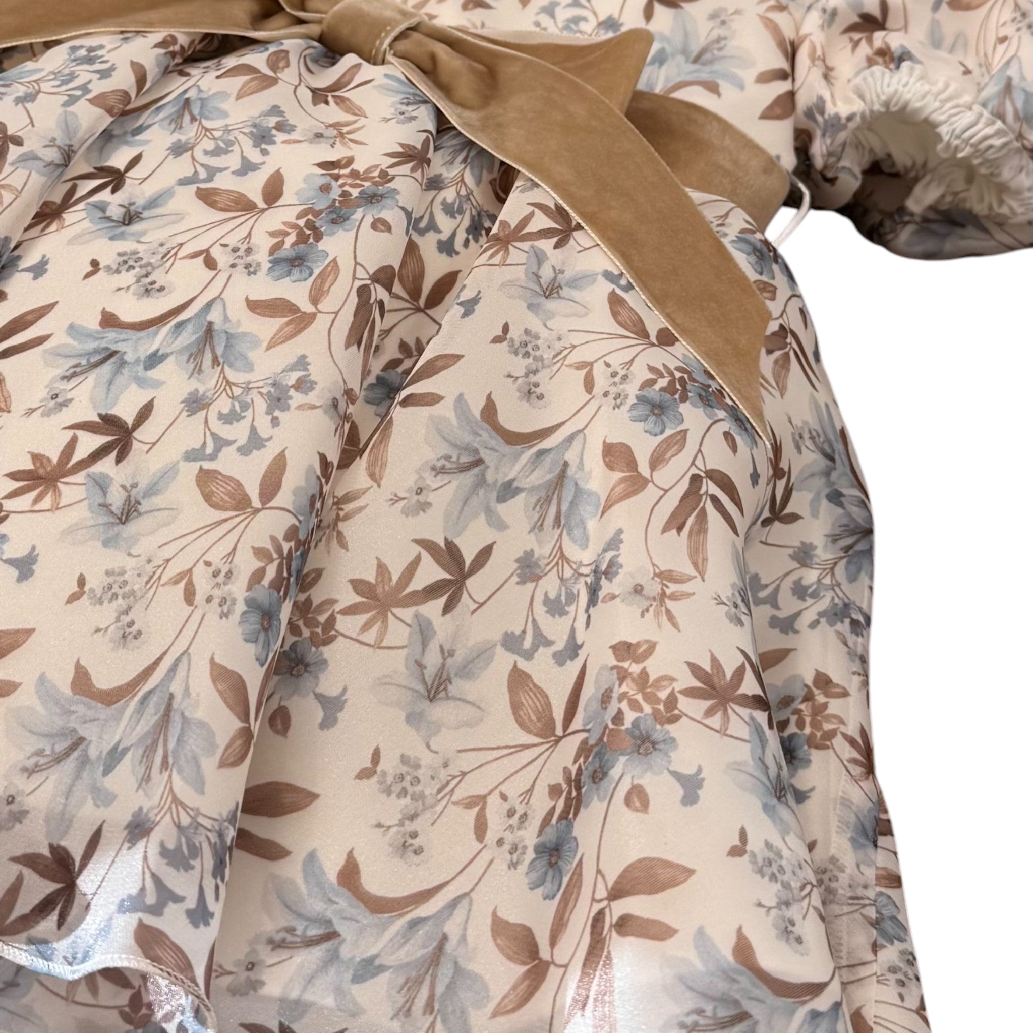Abito Floreale Bimba Beige GG29I