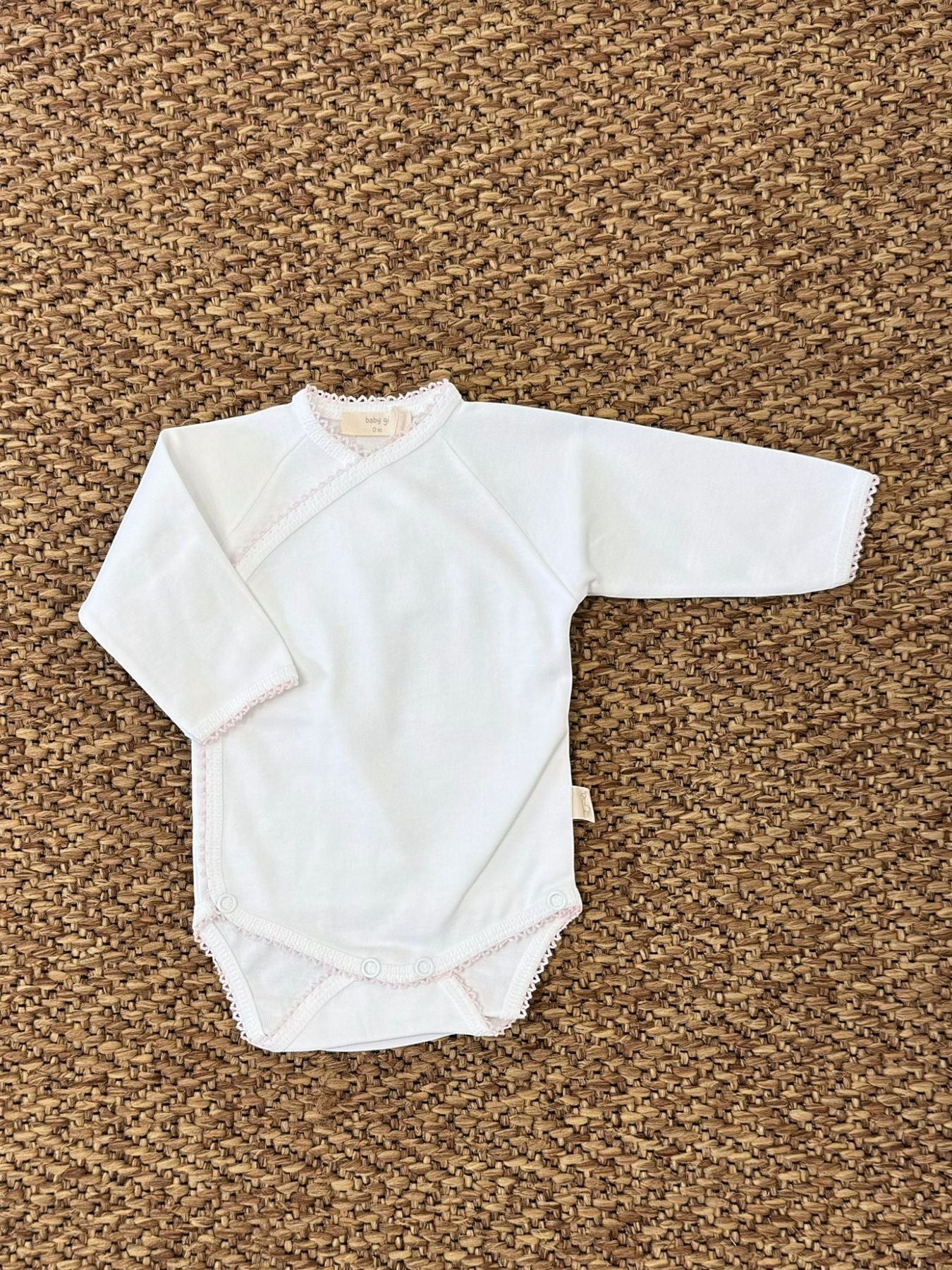 BODY I00.S03 WHITE & PINK Neonata BIANCO BG56BR