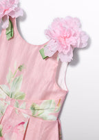 Abito Stampa Floreale Rosa 5033/6