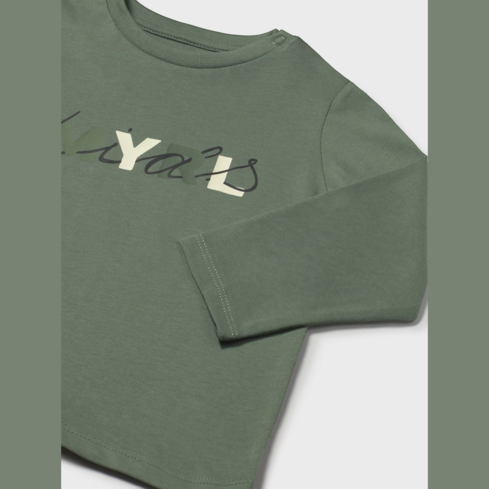 Maglietta m/l basica Bimbo Verde 108/31 -  NANU' BABY