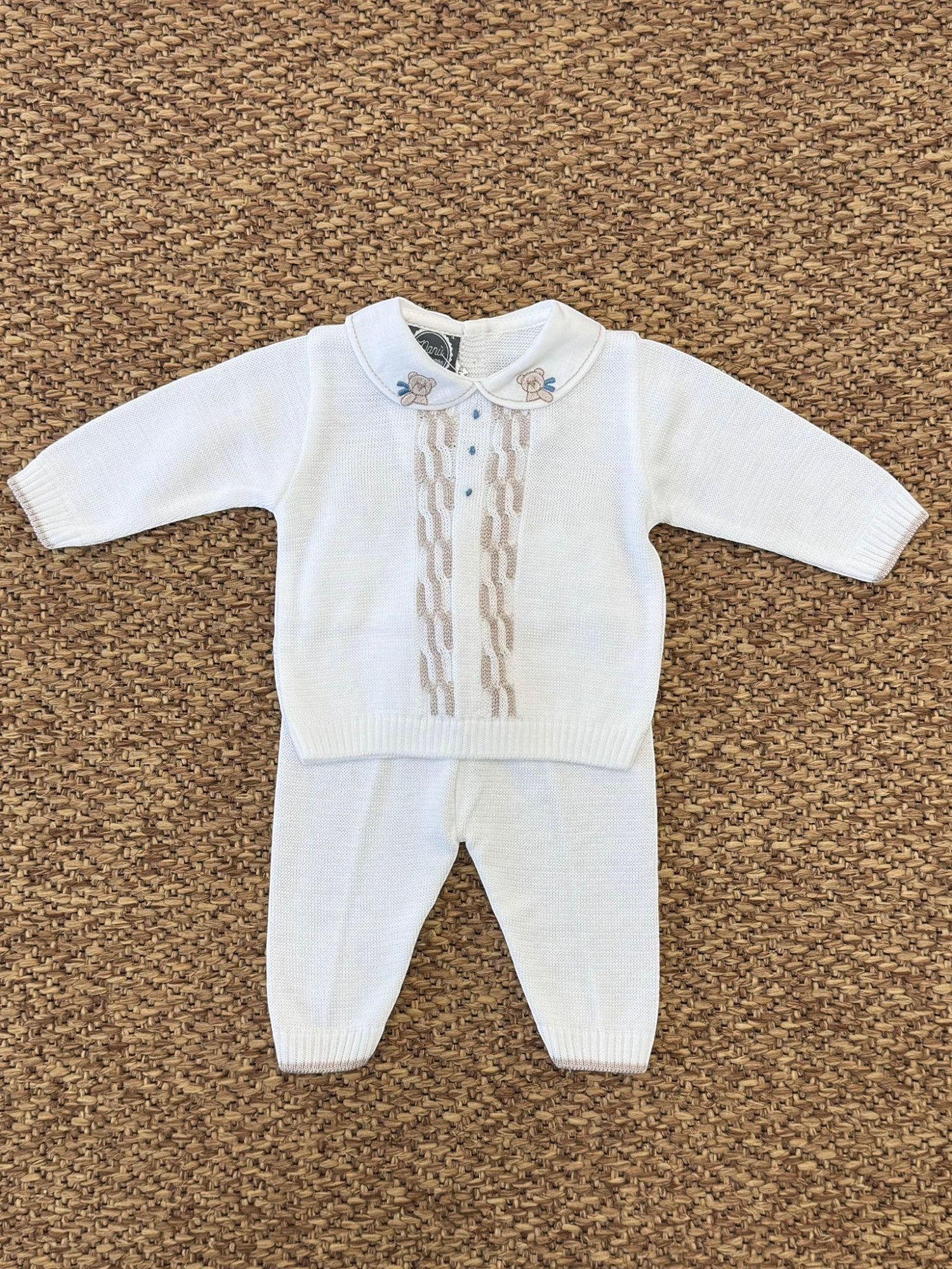 Completo nascita Neonato BIANCO EB7450