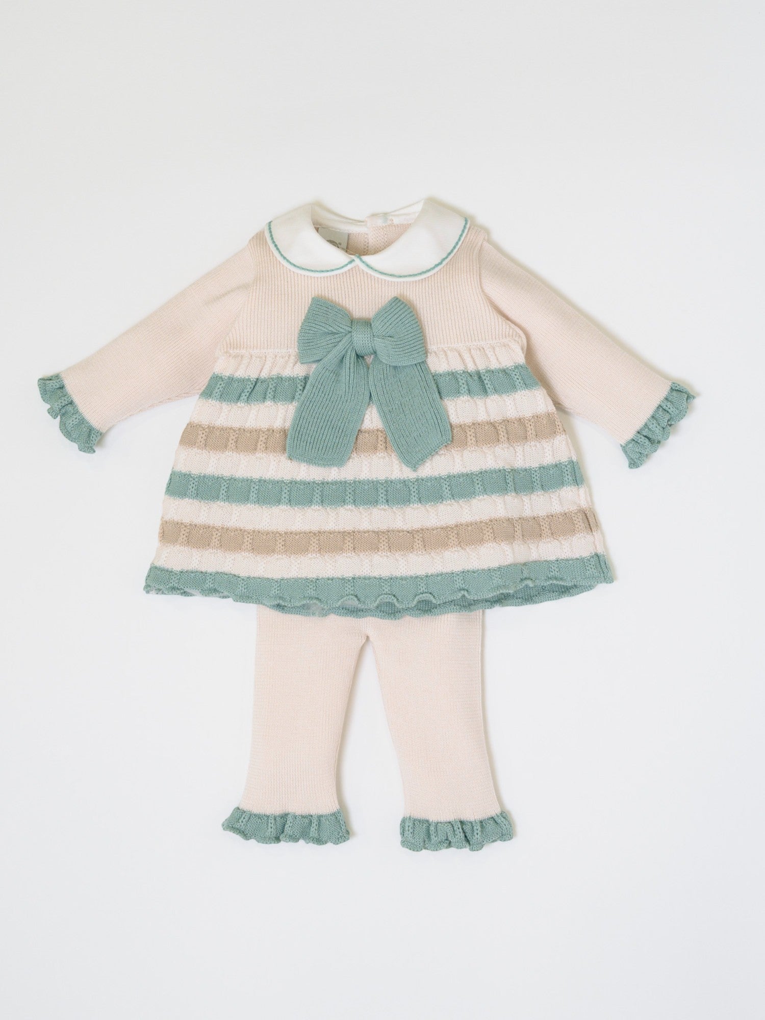 Completo nascita Neonata Verde IN2319/V -  NANU' BABY