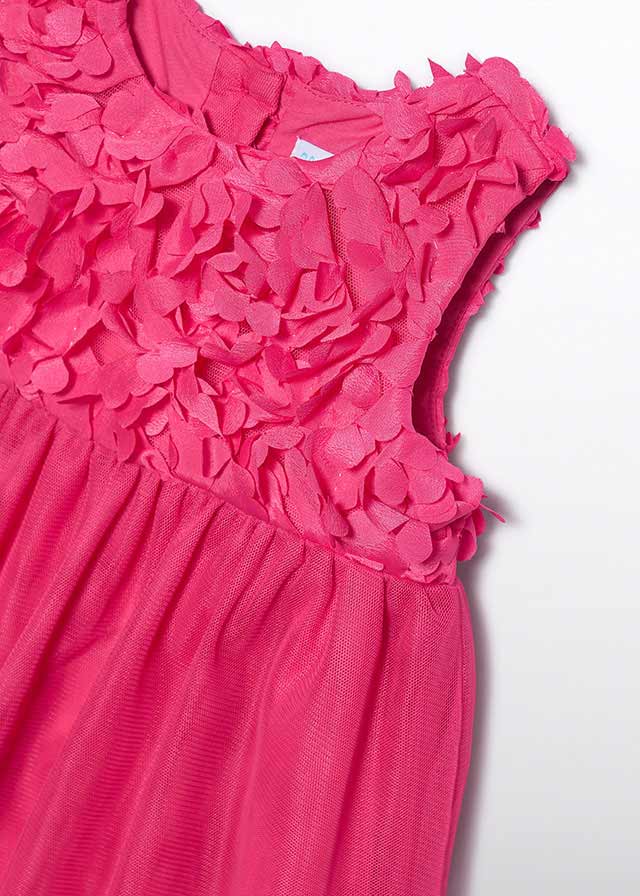 Abito Tulle Fiori 3D 5021/19