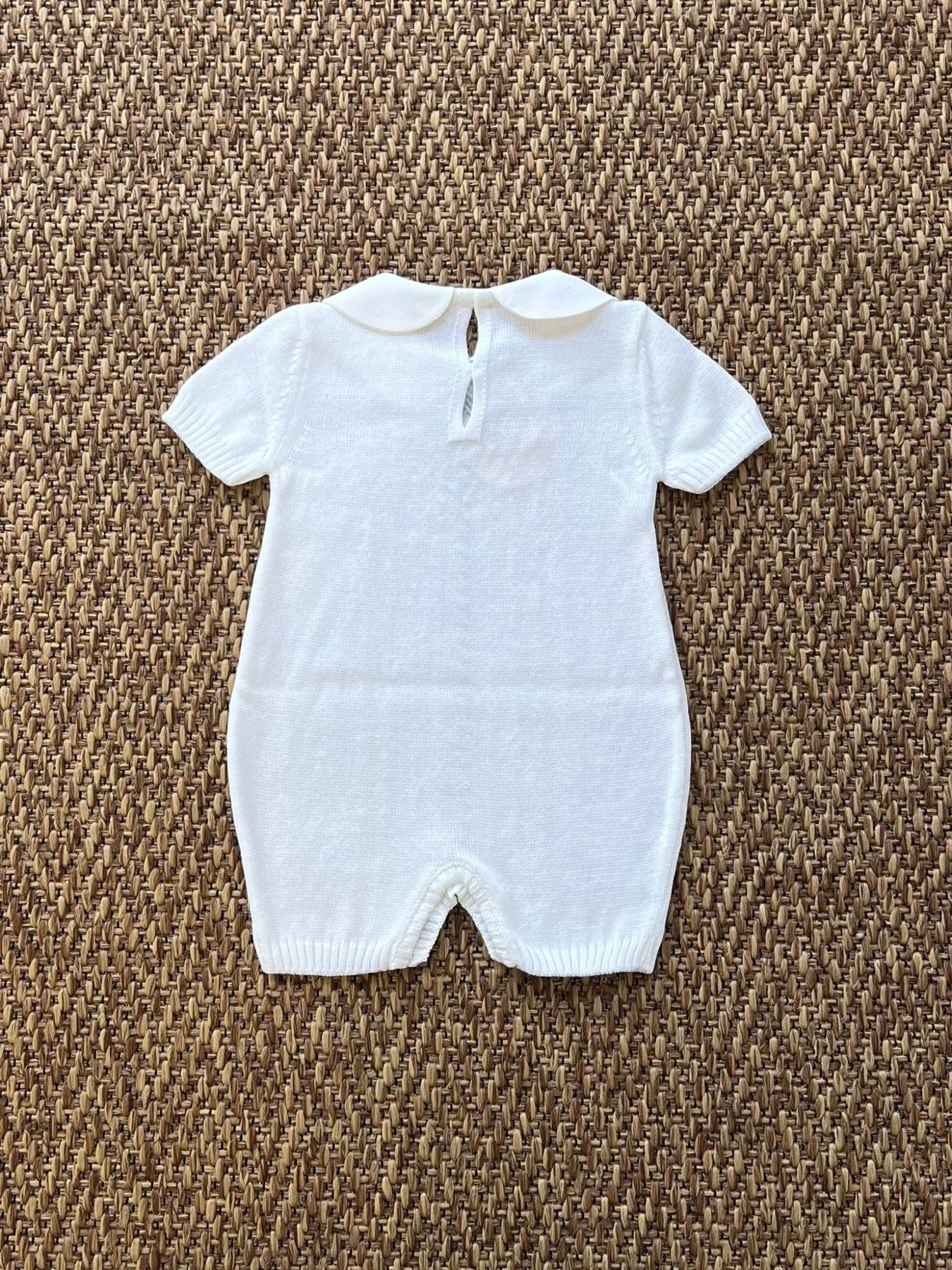 Tutina corta Trecce Bimbo BIANCO TRECCE 351