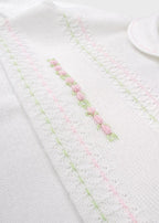 Peach Pink Cotton Romper EK1310