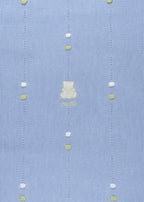 Cotton Blanket with Peanut Polka Dots Sky Blue EK5680