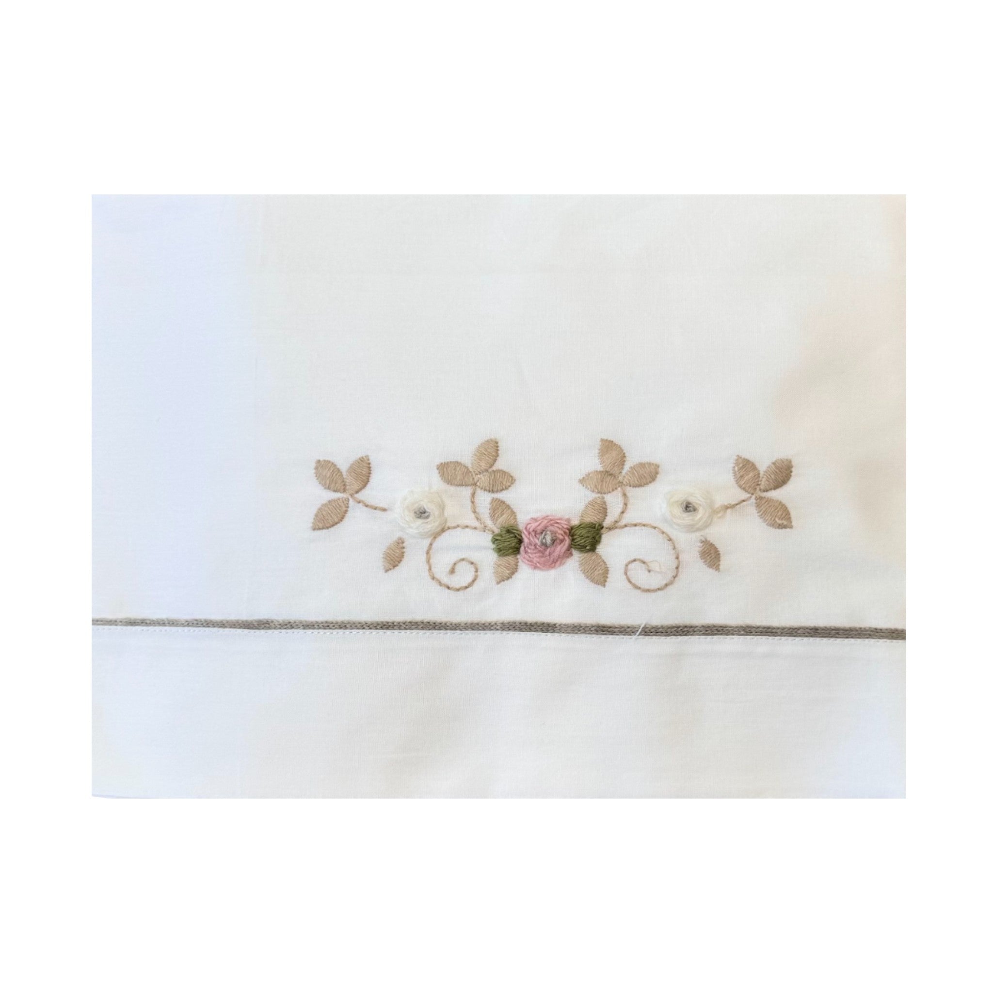 White Baby Fitted Sheet LL1109