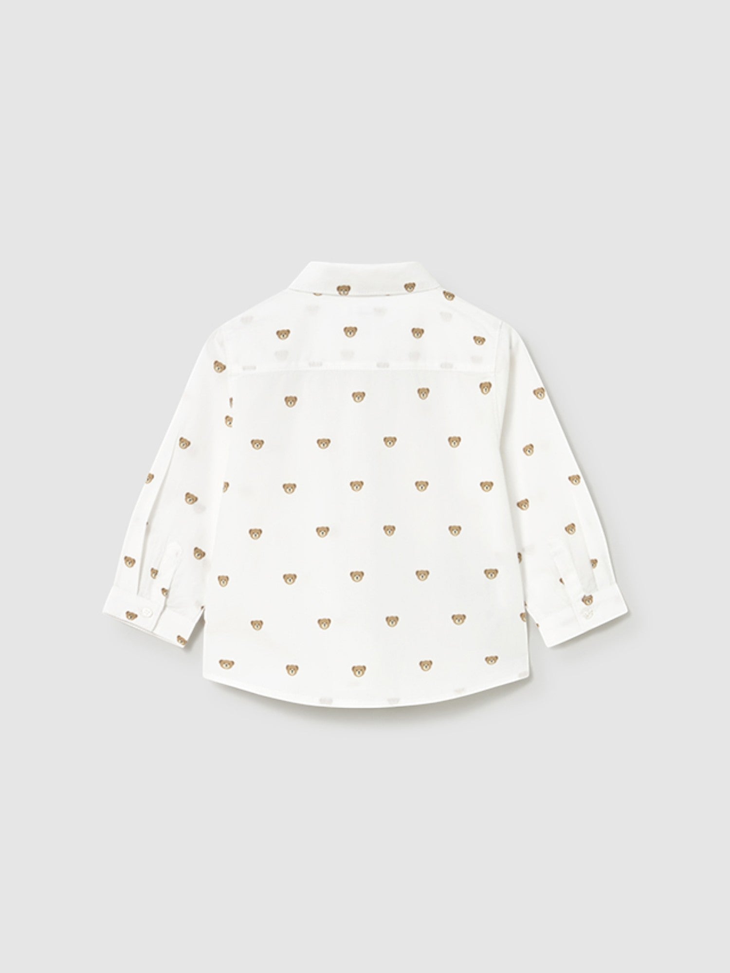 Camicia m/l stampata Bimbo Bianco 2107/87 -  NANU' BABY