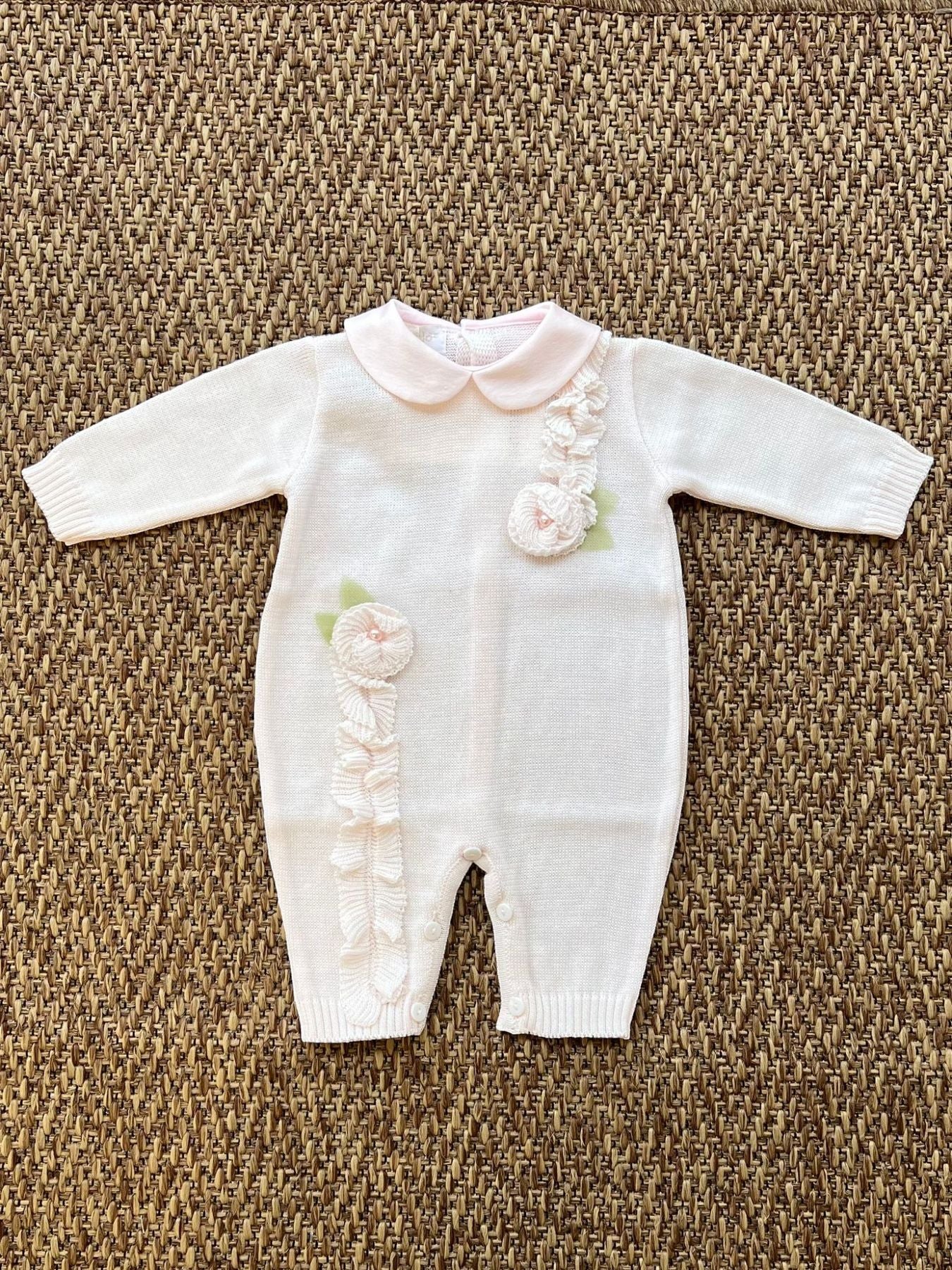 TUTINA Neonata ROSA FIORE PERLA  7121