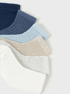 Set mit 6 blauen Socken 1C-9758/AZ