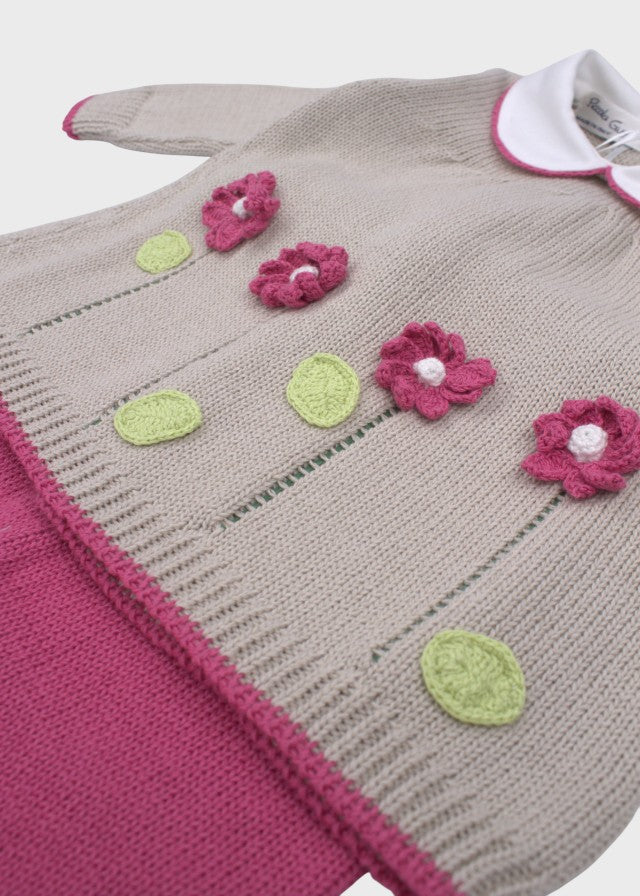 Dove Grey Daisies Birth Set ZULEYA/CN-T