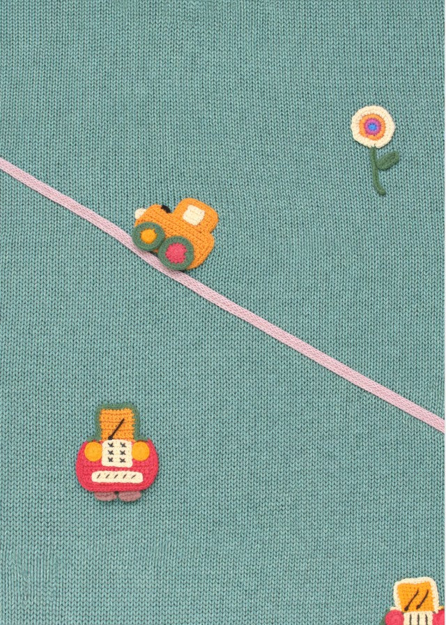 Grüne Fahrzeug-Baumwolldecke CETIN/CO-V