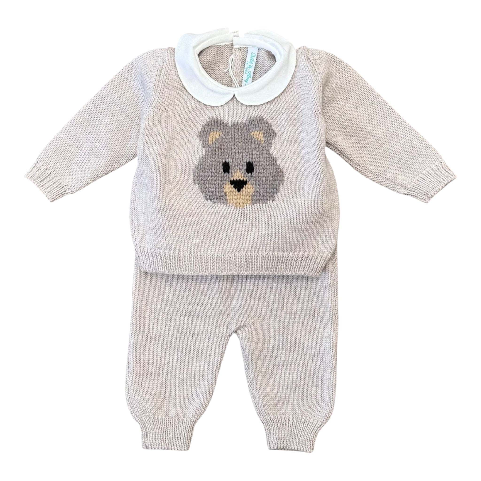 Completo nascita Neonato Beige 2P85