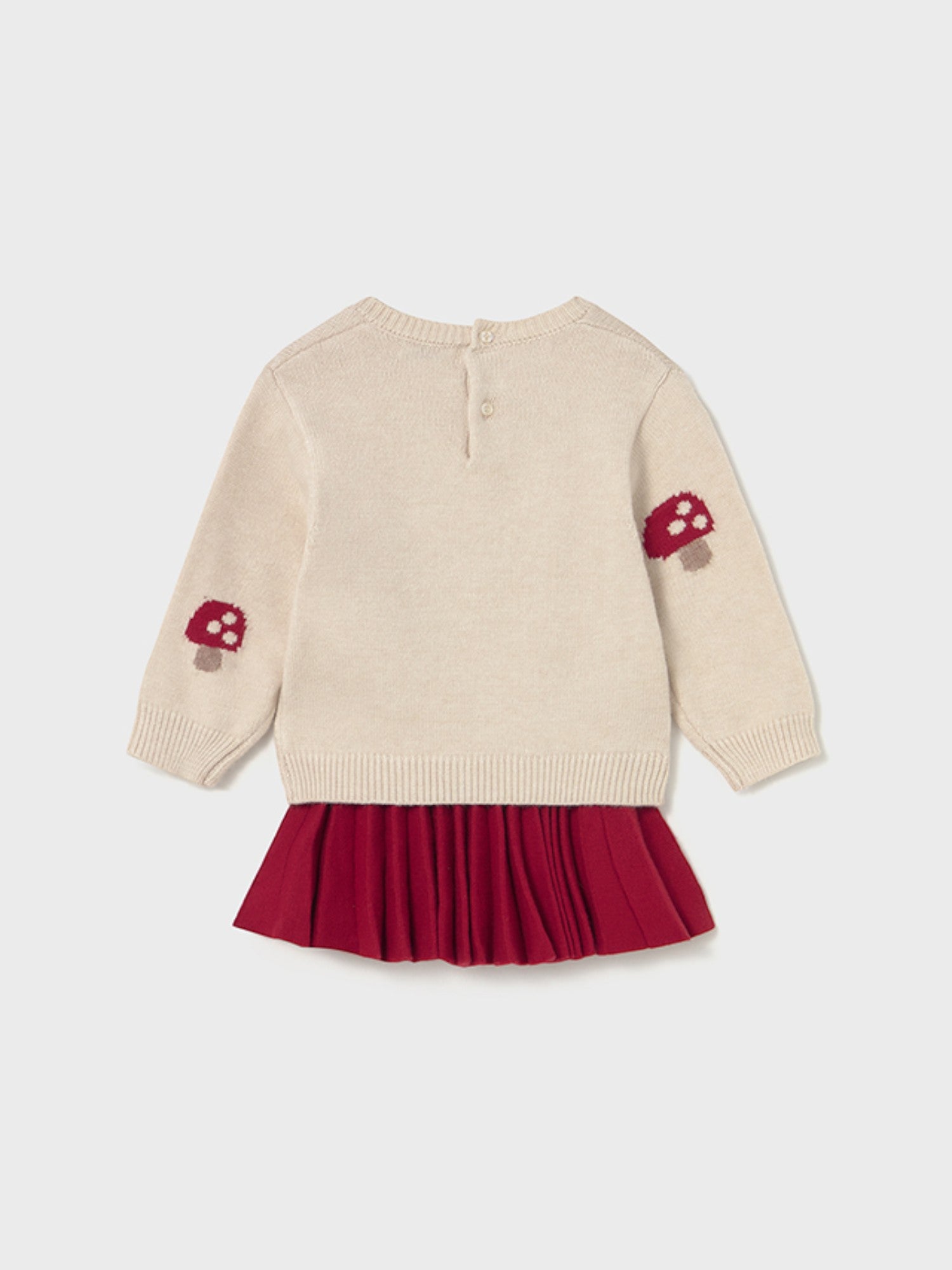 Completo gonna tricot Bimba Rosso 2925/15 -  NANU' BABY