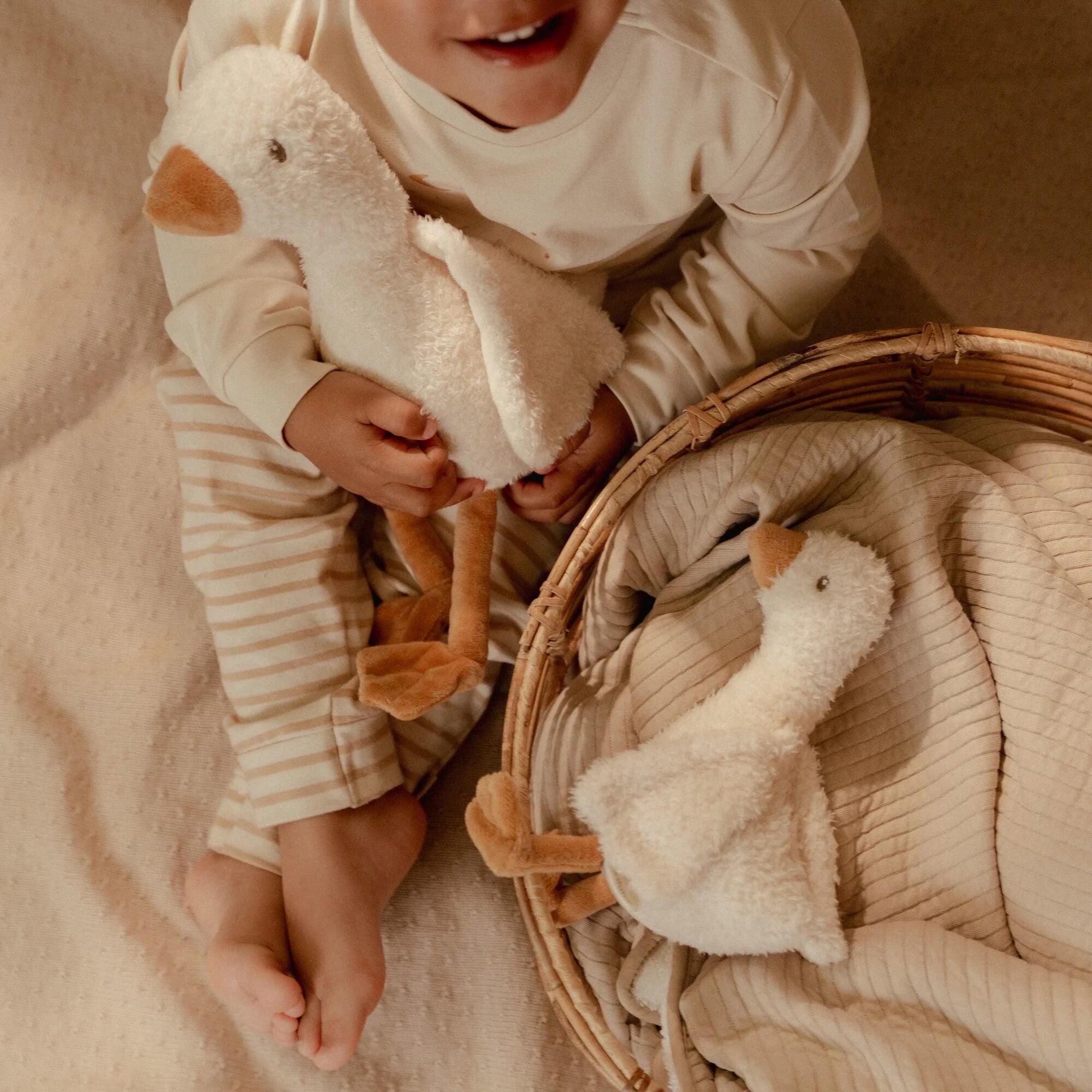 Peluche Oca 25 cm  Bianco LD8405