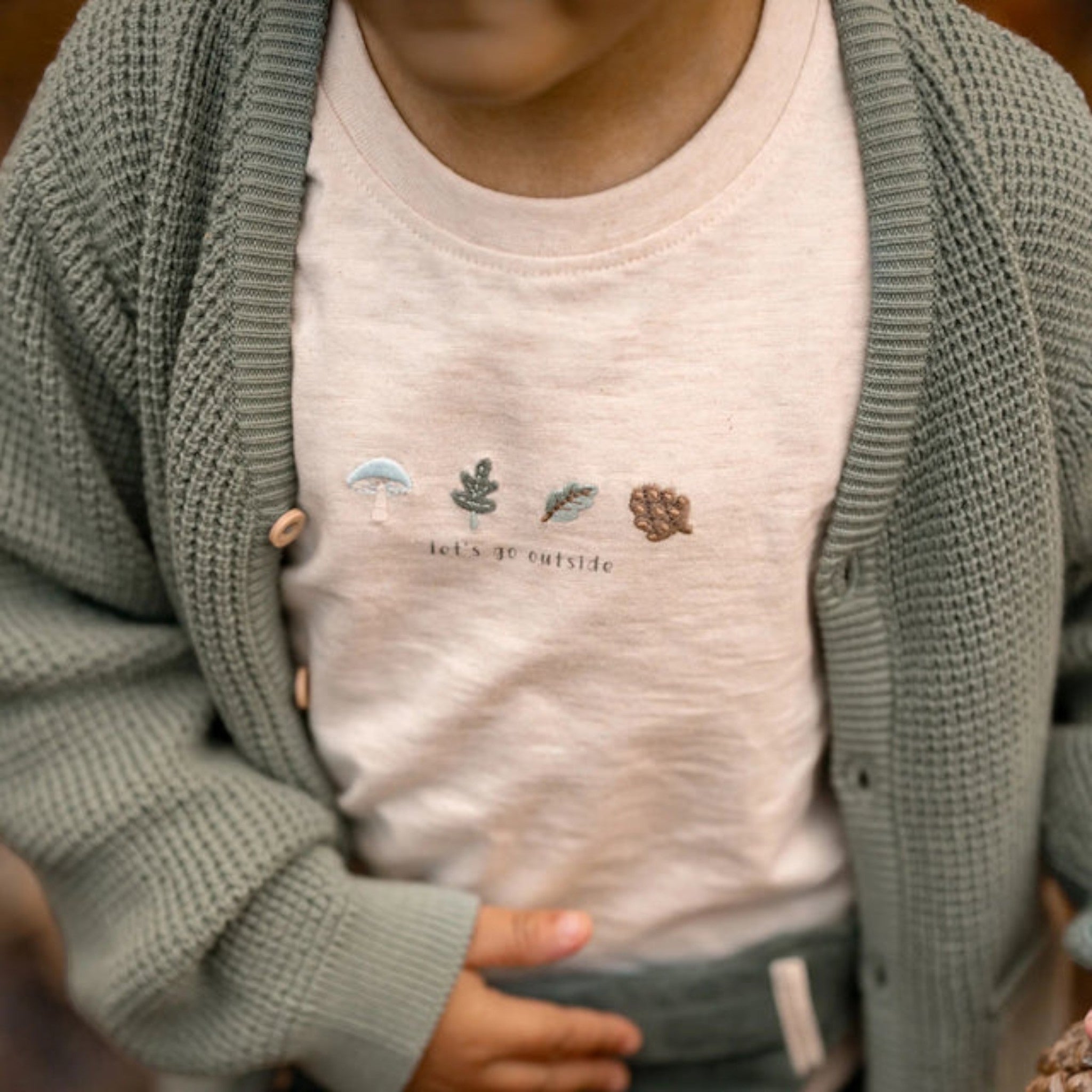 Knit cardigan - Friends of the Forest Bimbo Verde CL25092092