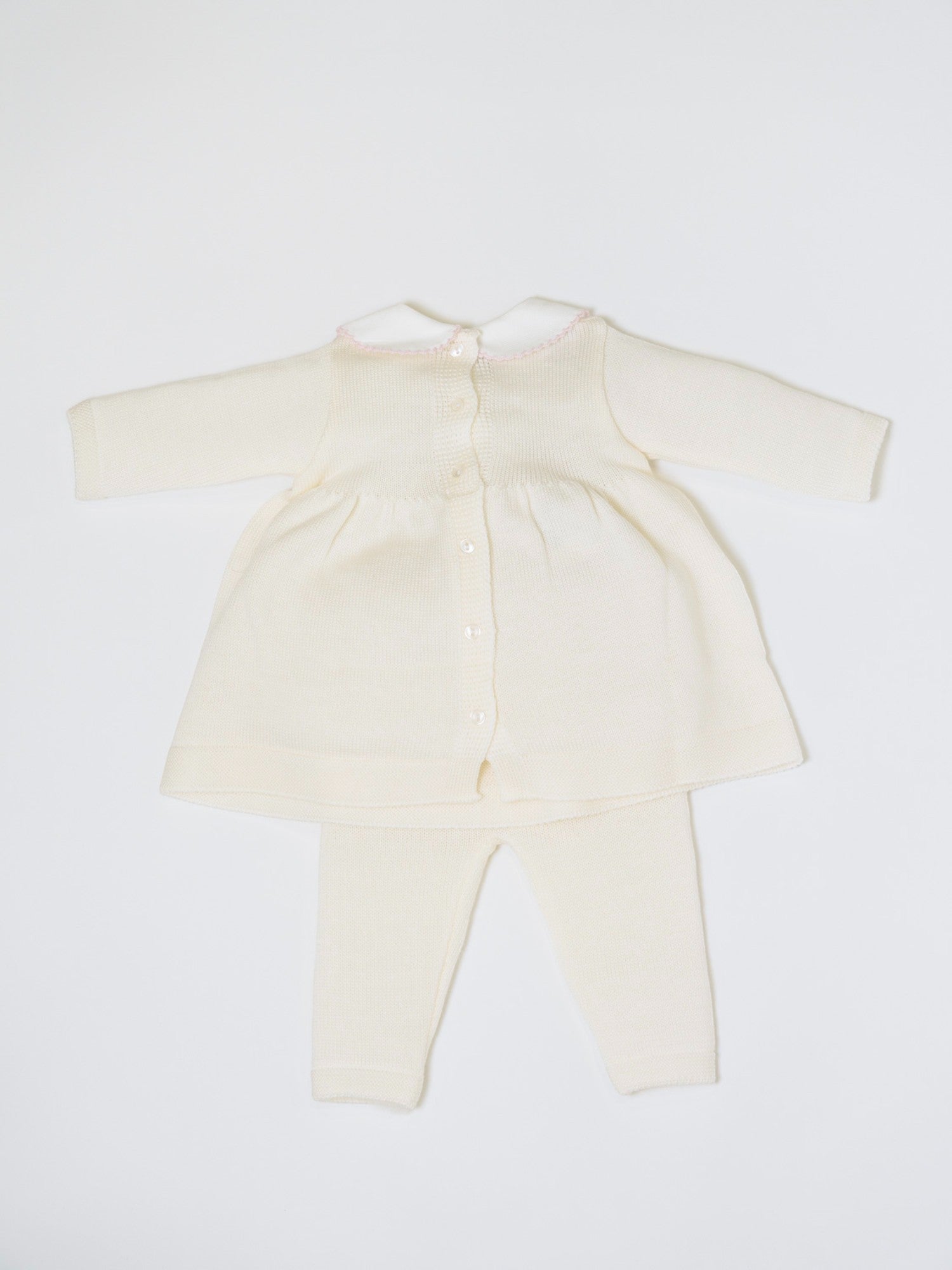 Completo nascita Roselline Neonata PANNA ROSELLINE/432 -  NANU' BABY