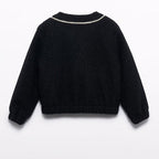 Giacca pellicciotto Bimba Nero 5843/8 -  NANU' BABY