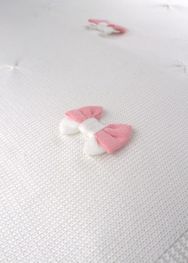 Coperta Cotone Fiocchi Bianco 181-B