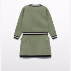 Compl. gonna tricot Bimba Verde 5544/6 -  NANU' BABY