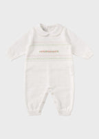 Peach Pink Cotton Romper EK1310