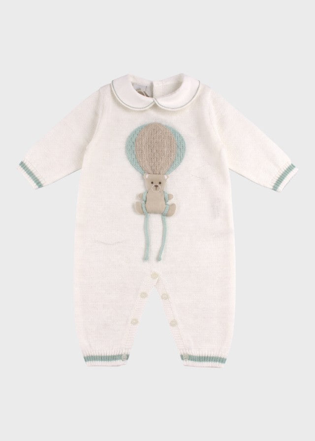 Grüner Heißluftballon-Baumwoll-Body EK5010V