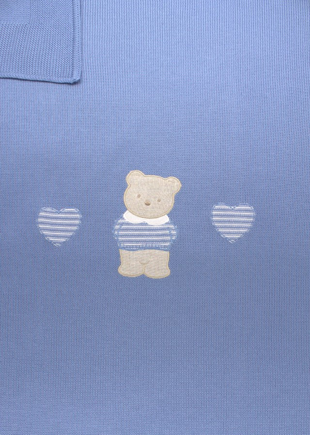Blue Teddy Cotton Blanket 198/A