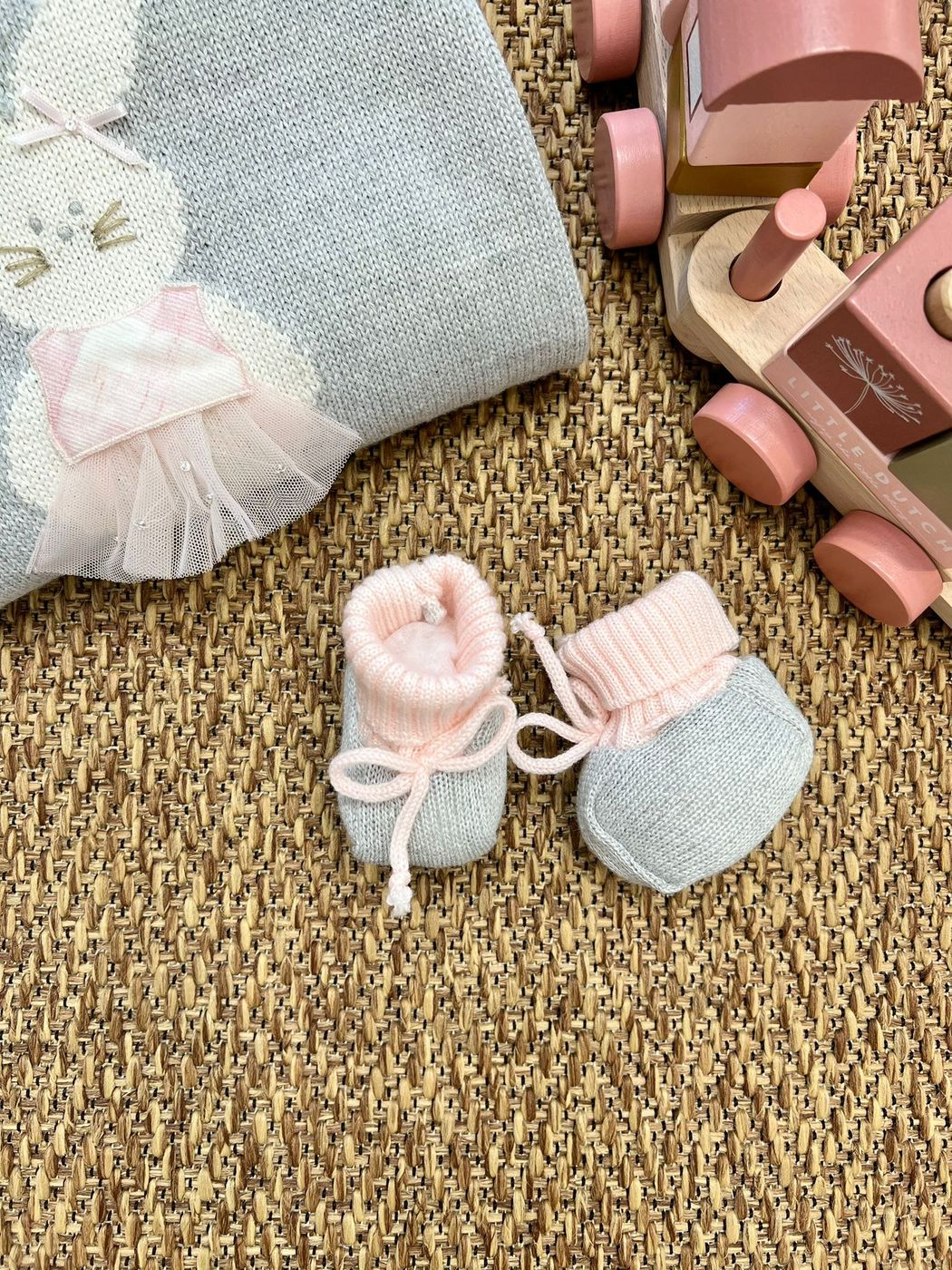 Babbucce Neonata Grigio 6267