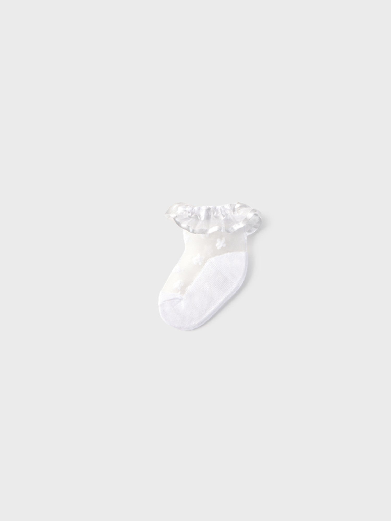 Calzino Plumetis  BIANCO 9871/056